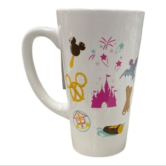 Disney Parks Mickey Souvenir Mug Attraction Splash Ears Rides Haunted Mansion - Picture 4 of 8